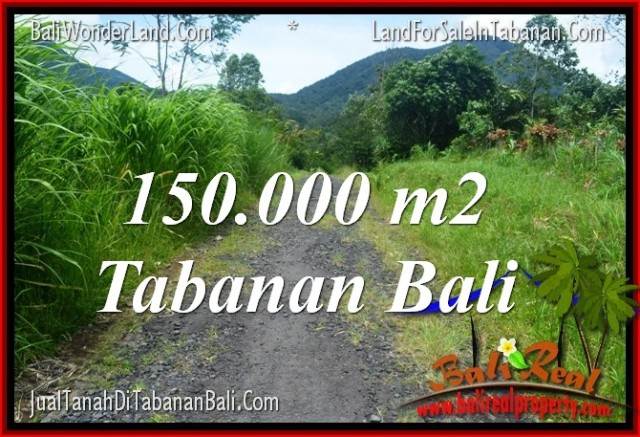 Exotic 150,000 m2 LAND IN Tabanan Penebel FOR SALE TJTB318
