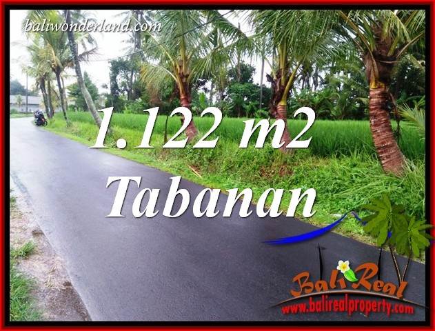 Affordable 1,122 m2 Land in Tabanan Bali for sale TJTB404