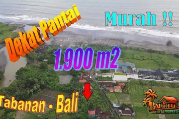 Exotic Sudimara Tabanan BALI 1,900 m2 LAND FOR SALE TJTB745